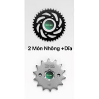 Nhông dĩa sau Exciter 135, Yaz 125, Ya YB 125, Exciter hiệu VITAL - NSD, xích đĩa tải chính hãng Thái Lan