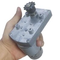 [Nhông kim loại] Motor giảm tốc 775 12V 50 vòng trục 12mm, motor giảm tốc 12V, motor giảm tốc 24V, động cơ giảm tốc 12V