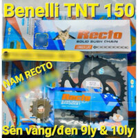 Nhông sên dĩa Benelli TNT 150 sên vàng,sên đen 9Ly & 10Ly Recto-Malaysia ++++
