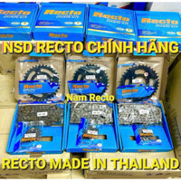 Nhông sên dĩa [Bộ Đen 9Ly] Honda Future đời đầu,Future 1 Chính Hãng Recto Thailand