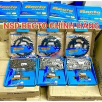 Nhông sên dĩa [Bộ Đen 9Ly] Honda Future led Chính Hãng Recto Thailand ////