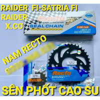 Nhông sên dĩa cao su Raider Fi,Satria Fi,raidet x.cơ sên phốt recto ++++