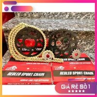 nhông sên dĩa [CHÍNH HÃNG] REDLEO cho xe máy ex135, ex 150, winner