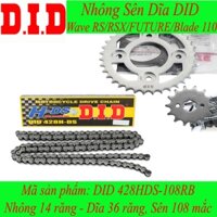 Nhông Sên Dĩa DID HDS Honda Wave RS/FUTURE