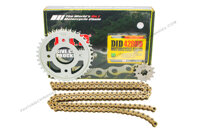 Nhông sên dĩa DID Raider Fi, Satria 150 sên vàng dĩa trắng (Gold Japan)