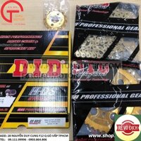 NHÔNG SÊN DĨA DID VÀNG CHO EXCITER 135, SUZUKI AXELO CHẤT LƯỢNG TỐT