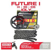 Nhông sên dĩa DID xe Honda Future 1 sên 10 ly chính hiệu