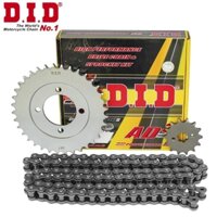 Nhông sên dĩa DID xe Smash, X-Bike, Axelo số tự động (sên 9 ly) 428DXN-102L, 14T-36T