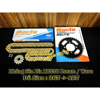 Nhông sên dĩa dream,wave nhỏ,win 100,future đời đầu 26,28,29,30,31,32,33,34,35,36,37,38,39,40,42