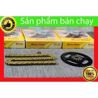 Nhông sên dĩa Ex 135, Exciter 135, Ex135 4 số SÊN VÀNG 9 ly hiệu VITAL- NSD, xích đĩa tải chính hãng Thái Lan