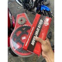 Nhông sên dĩa Ex150 Redleo thông số zin sên 10ly bền nhẹ xe.