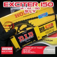 Nhông sên dĩa Exciter 150 14T 42T 130LL sên 9 ly - Lựa chọn hoàn hảo từ Hodaka DID