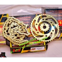 Nhông sên dĩa Exciter150/ex150 [GIÁ CỰC TỐT] các đời - nsd did - sên vàng ex150 - đồ chơi xe ex150