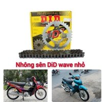 Nhông sên dĩa Future 1, Wave Thái, A nhỏ, Anpha nhỏ, ZX Alpha 2 bóng AD3 DID DXN (xích xe máy Honda kèm giảm giật fu1