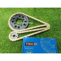 Nhông sên dĩa future 1,dream,wave 14-36-102 YBN vàng đen