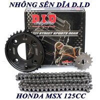 Nhông sên dĩa Honda MSX 125cc - Sên đen 10ly nhập khẩu Thái Lan