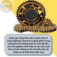 Nhông Sên Dĩa MINATO Xe Wave Dream - 2 Bánh - Moto -Gắn Máy Chất Lượng