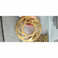 Nhông sên dĩa Raider Satria vàng Taman Malaysia