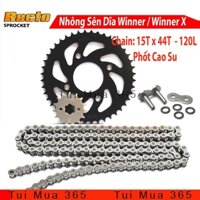 Nhông sên dĩa Recto phốt cao su xe Winner 150, Winner X ( Khoá Tán )