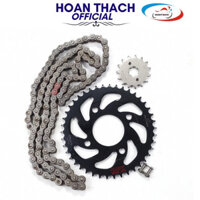 Nhông, Sên ,Dĩa Recto Xe Máy Sonic Đen ( 42T - 15T - 120L ) Hộp Giấy Xanh HOANTHACH SP018991 trumsidothien