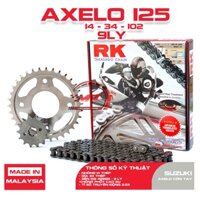Nhông sên dĩa RK xe Axelo thương hiệu Nhật Bản