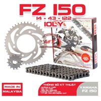 Nhông sên dĩa RK xe  Yamaha Fz150 thương hiệu Nhật Bản