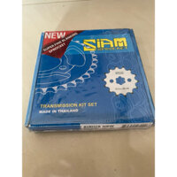 Nhông sên dĩa SIAM xe Sirius New 428S-104L 15T-35T