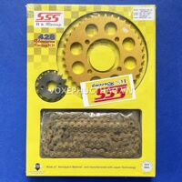 NHÔNG SÊN DĨA SSS NHÔM EXCITER 135 2011 - 2014 VÀNG 10 LY