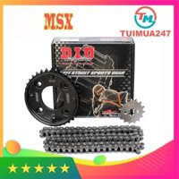 Nhông sên dĩa Thái Lan DID xe MSX 125 sên đen ( sên 10 ly )