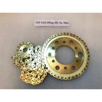 Nhông sên dĩa Vàng DID cho Exciter 150