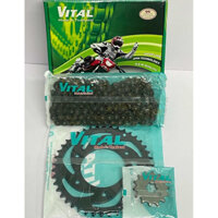 Nhông sên dĩa VITAL xe Sirius Fi (sên 9 ly) 428SB 108L, 14T-40T