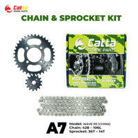 Nhông sên dĩa WAVE 110, Wave nhỏ, Wave Blade, Wave S110, tất cả các dòng xe Wave - Nhông sên dĩa CATTA chất lượng cao - Wave RS TQ  - Sên 9 ly