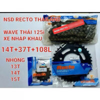 Nhông sên dĩa Wave i125 nhập khẩu thailand ====
