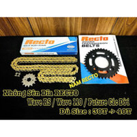 Nhông sên Dĩa wave rs,rsx x.cơ,rsx fi,wave s110,fu 125,future x,msx 125 30,31,32,33,34,35,36,37,38,40 ++++
