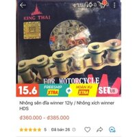 Nhông sên đĩa winner 12ly /Nhông xích Winner HDS