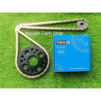 Nhông sên dĩa winner 150 15-44-124 YBN vàng đen