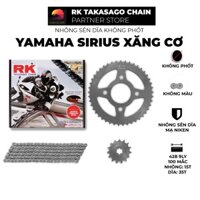 Nhông Sên Dĩa xe máy Yamaha Sirius Xăng Cơ - Nhông Dĩa thép - Sên không phốt - Chính hãng RK