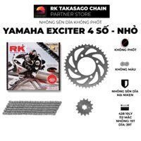 Nhông Sên Dĩa xe máy Yamaha Exciter nhỏ / Exciter 4 số - Nhông Sên Dĩa RK - Nhông Dĩa thép - Sên không phốt