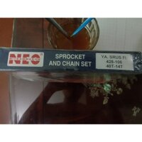 Nhông sên dĩa xe Sirius FI Neo Thái