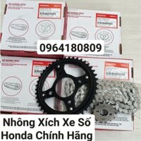 Nhông sên đĩa xe số ( Nhông xích xe máy  Honda )