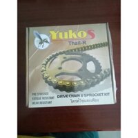 Nhông sên dĩa xi bạc xe Sirius FI Yukos Thái Lan