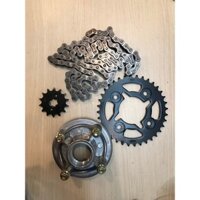 NHÔNG SÊN DĨA(NHÔNG XÍCH ĐĨA) PRO-BIKE THÁI CNC DÀNH CHO WAVE S RS RSX 100 VÀ 110 36T/14T/428-108L RÁP LÊN ZIN THEO XE
