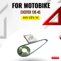 Nhông xích Neo Thái Exciter 135 4 số , nhông sên Ex 135 loại 1 cao cấp