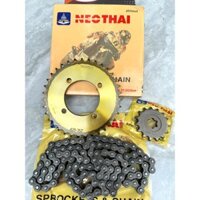 Nhông Xích Neo Thái,Nhông Sên Đĩa Xe Máy,Bộ Ba Xe Máy,Nhông Xích Xe Máy,Nhông Xích Xe Drem,wave,si,rs,ws110,ex135,ex150