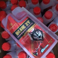 Nhớt 2 thì (chai 1 lít) Blue chính hãng cho máy cưa, máy cắt cỏ 2 thì