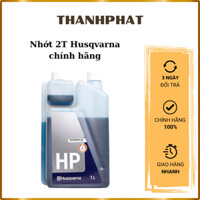 Nhớt 2 thì Thụy Điển Husqvarna HP, Dung tích 1 lít dùng cho máy cưa, máy cắt cỏ