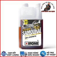 Nhớt 2 thì tổng hợp Ipone Samourai Racing 1 Lít Ester dùng cho xe 2 thì