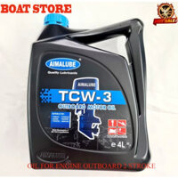 Nhớt 2 thì(2 STROKE OUTBOARD)cho động cơ máy thủy  /cano Yamaha, Suzuki, Mercury TCW3 AIMALUBE-BOAT STORE