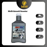 Nhớt Amsoil tay ga Full Synthetic ( nhớt full tổng hợp)  Scooter 10w40 dành cho xe tay ga êm ái
