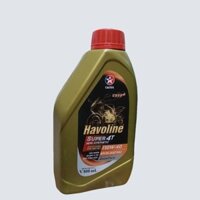 Nhớt caltex Havoline Super 4T Semi-Synthetic SAE 10W-40 JASO MA2 chai 800ml..